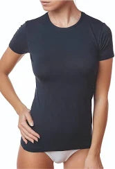 Jadea - Art. 4180 - Maglia Donna Cotone Bielastico Manica Corta Girocollo