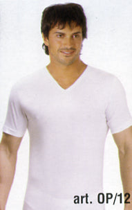 Speedy - Art. OP 12/112 - T-Shirt M/M Uomo Scollo a V Cotone Jersey Art. OP 12/112 Set 3 Pezzi
