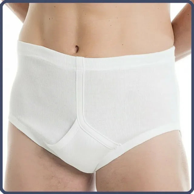 Blaugrana Art. 90015 Slip Uomo Costina con Apertura Set 6 Pezzi