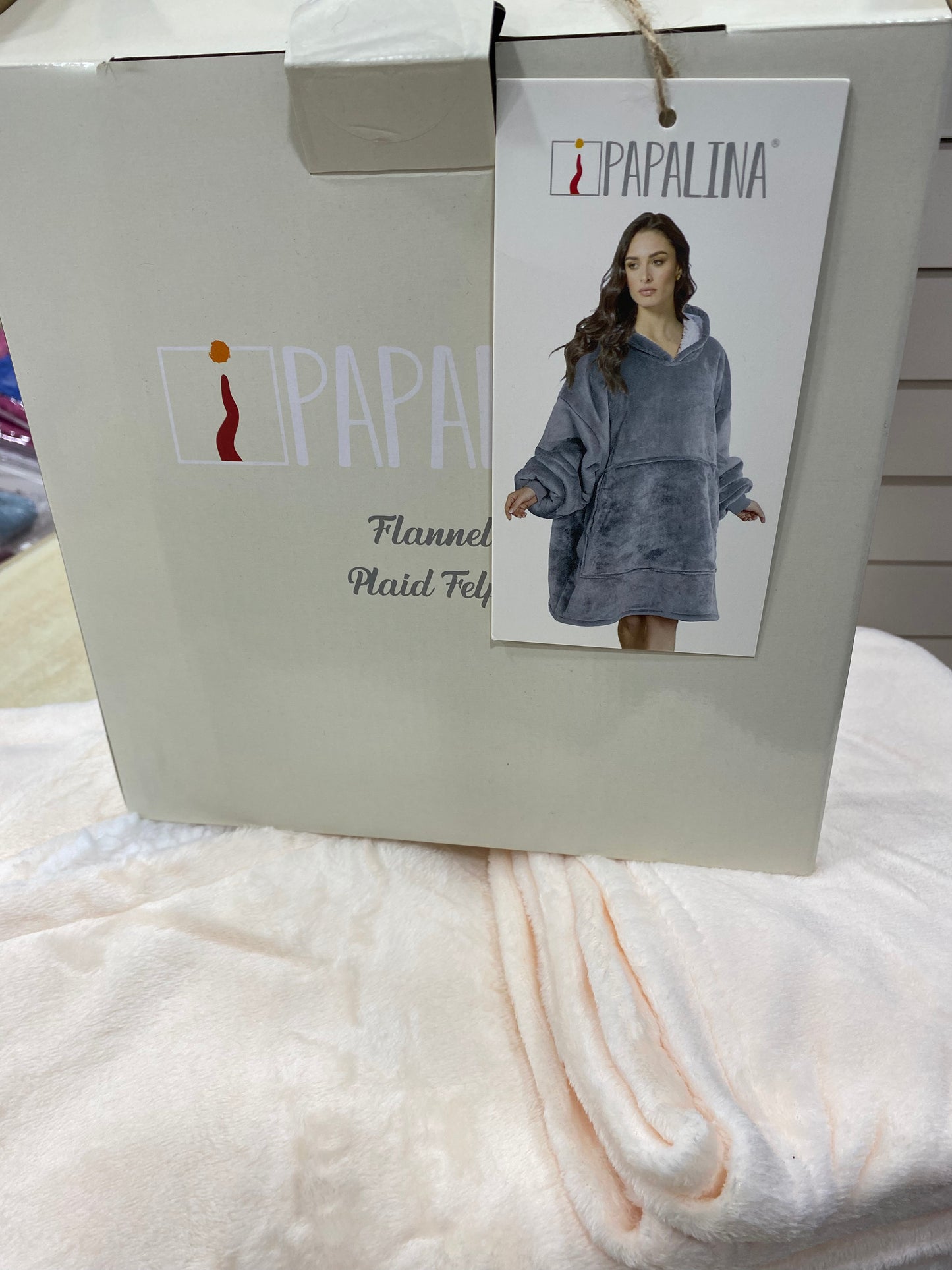 Papalina Art. Poncho Adulto Taglia Unica con Cappuccio