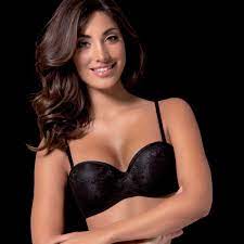 LoveandBra - Art. Claudia - Reggiseno Fascia in Pizzo Coppa B