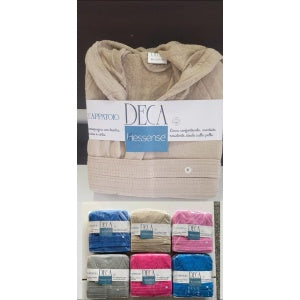 Hessense - Art. Deca - Accappatoio Bambino/a Microspugna Tinta Unita