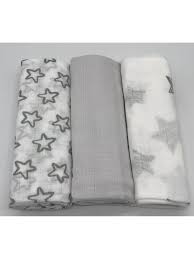 Nancy Baby - Art. 507 - Quadrato Garza Set 3 Pezzi