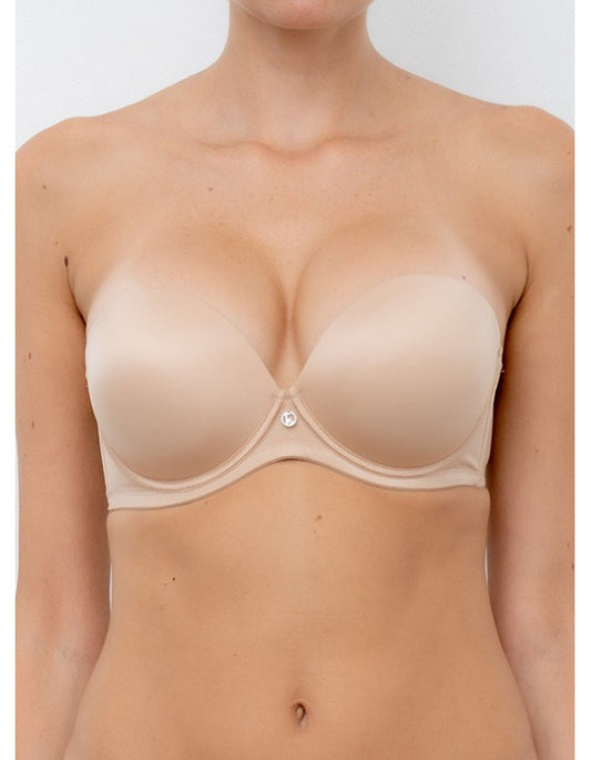 Lormar - Art. Extra Double - Reggiseno Fascia Super Volume + 2 taglie Coppa B