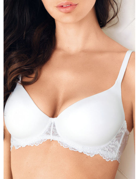 Lormar - Art. Mousse Pizzo - Reggiseno Balconcino Imbottito in Pizzo con Ferretto Coppa C