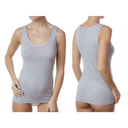 Jadea - Art. 4182 - Canotta Donna Spalla Larga Cotone Bielastico